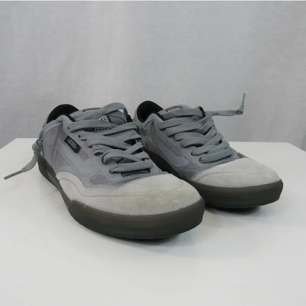 Men's Vans Ave Pro Skate Sneakers Reflective Gray Size 6.5 Suede Grey